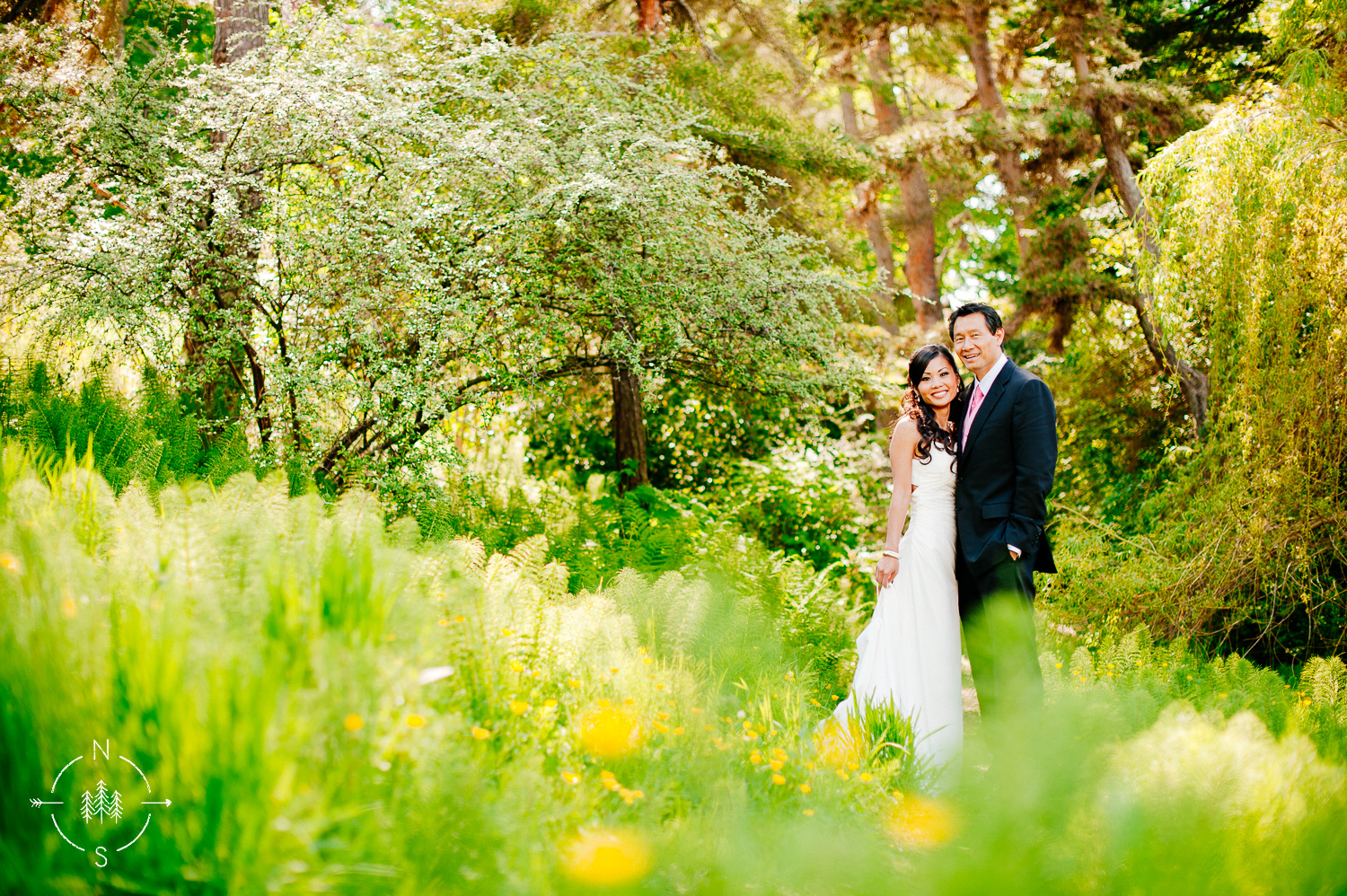 Kubota Gardens Wedding Portraits Khoa And Thuy