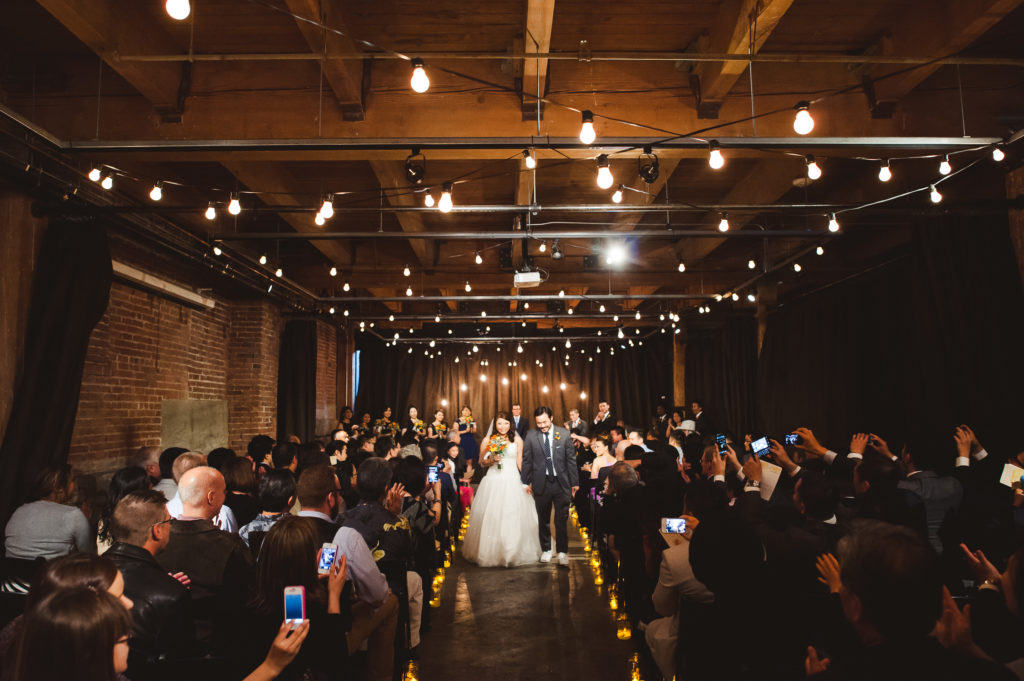 melrose market wedding ceremony in seattle