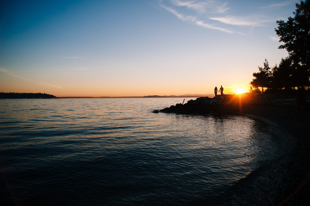 Seattle Waterfront Engagement Photography