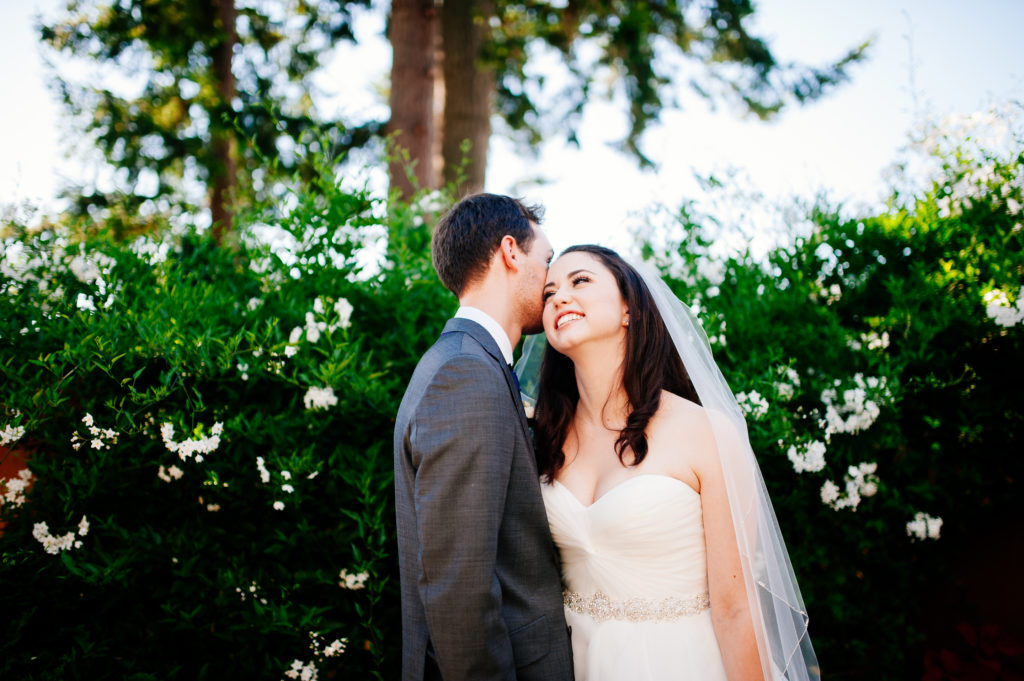 Pleasant Beach Wedding at the Manor House on Bainbridge Island in Flowers