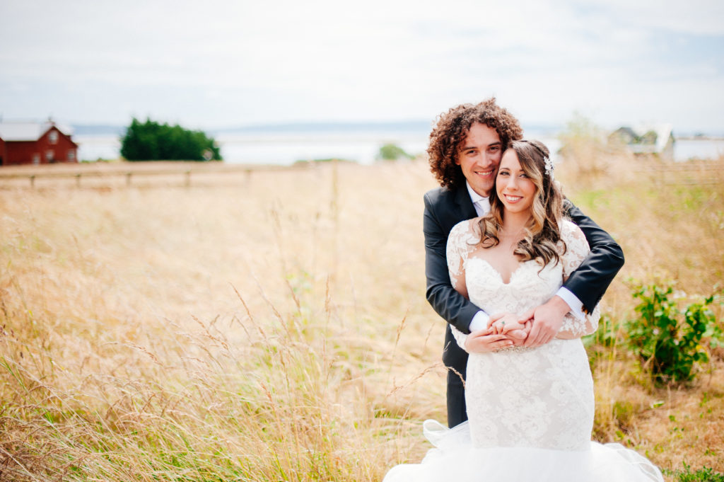 Crockett Farm Wedding in Field